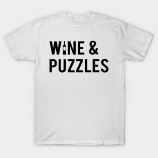 Wine and Puzzles T-Shirt